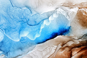 Naklejka premium Alcohol ink abstract texture
