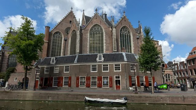 Oude Kerk (Old Church) In Amsterdam, Netherlands