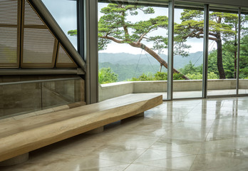 Architecture of Miho Museum in Kyoto, Japan