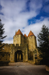 Fototapeta na wymiar Historic Fortified City of Carcassonne, France