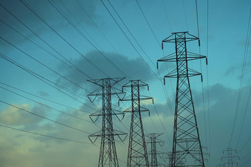 Large power electro transmission lines.