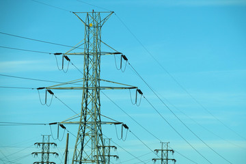 Large power electro transmission lines.
