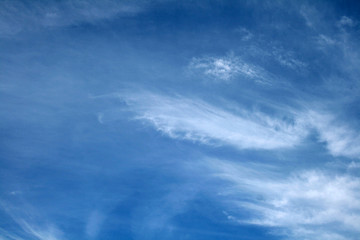  blue sky and white clouds