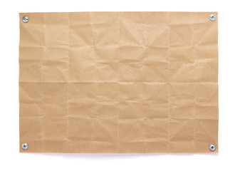 sheet of paper with empty pages  at white background