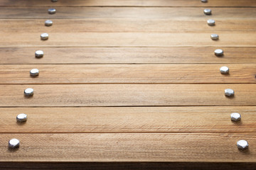 wooden plank board background as texture