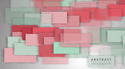 abstract vector background. overlapping full-color square design. New texture for your design.