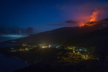 Eruption du volcan Piton de La Fournaise