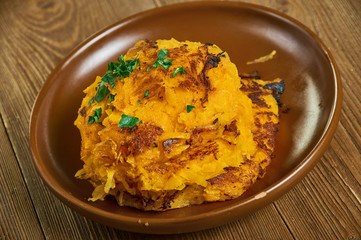 Butternut Squash Chili Pepper Latkes