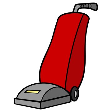 Vacuum Cleaner - A cartoon illustration of a Vacuum Cleaner. Stock Vector |  Adobe Stock