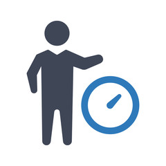 Business time management icon