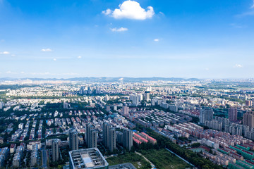 Obraz premium Nanjing City, Jiangsu Province, urban construction landscape