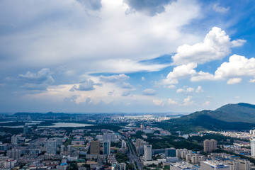 Obraz premium Nanjing City, Jiangsu Province, urban construction landscape