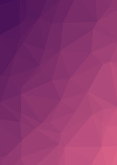 Fototapeta premium Abstract Low Polygon gradient Generative Art background illustration