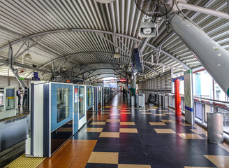 MRT Station in Kuala Lumpur, Malaysia