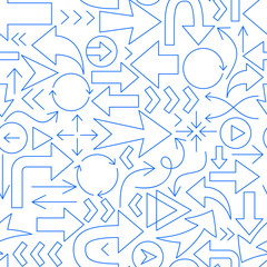 Arrow Line Seamless Pattern