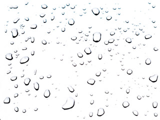 Water drops on glass.Water Drops Background.Raindrops on glass.