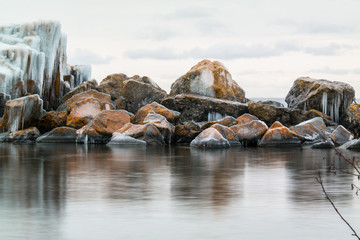 Rocky Outcrop in Lake Superior