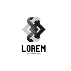 Luxurious and modern logo template