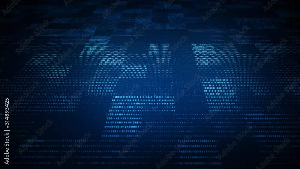 Poster abstract technology big data background concept. motion of digital data flow. transferring of big da