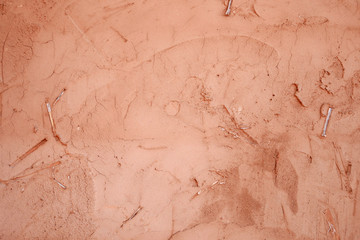 brown clay wall background, cement concrete stone background