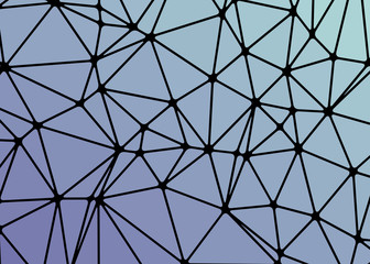 Obraz premium Abstract Low Polygon gradient Generative Art background illustration