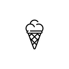 Ice Cream Icon Logo Template