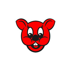 Head of mouse illustrations 