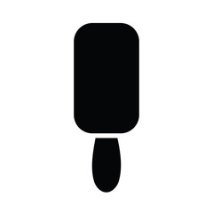 ice cream -  black vector icon, symbol of ice cream