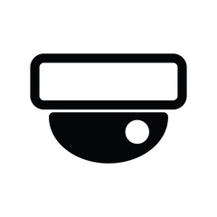 security camera icon. security camera symbol on white background.