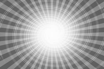 Fondo gris con espiral con agujero brillante.