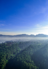 Fototapeta premium The Beauty of Parahyangan Landscape (Bandung, West Java)