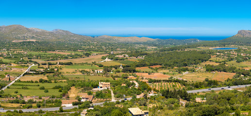 Fototapeta na wymiar Cala Ratjada on Majorca, beautiful summer landscape, Mallorca island, Spain