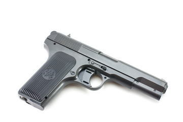 Black air gun. Copy of the pistol of the armed forces of the USSR.