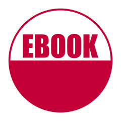 red vector banner ebook