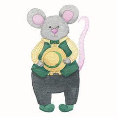 Little mouse with a hat
