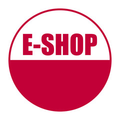 red vector banner eshop