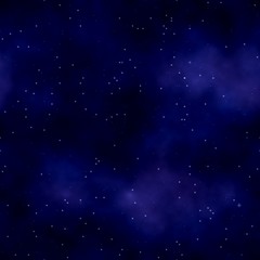 Naklejka na ściany i meble Background with seamless starry sky pattern. Colors: midnight blue, purple mountainsâ€™ majesty, eggplant, manatee, violet (purple).