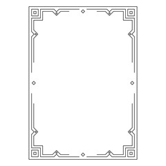 vector image, decorative ornamental frame, original design