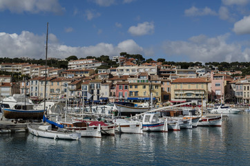 Fototapeta na wymiar Beautiful Cassis Harbour South of France