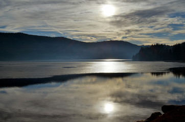 Der Titisee in der Dämmerung