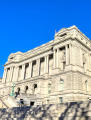 Fototapeta na wymiar The United States Library of Congress Building in Washington, DC.