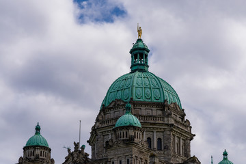 Captain Vancouver Atop the BC Legislature