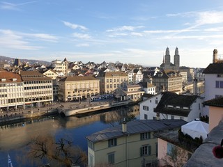 view of Lindenhof Zürich