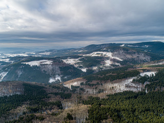 Fototapeta na wymiar Mountains in Central Europe - Jeseniky Mountains