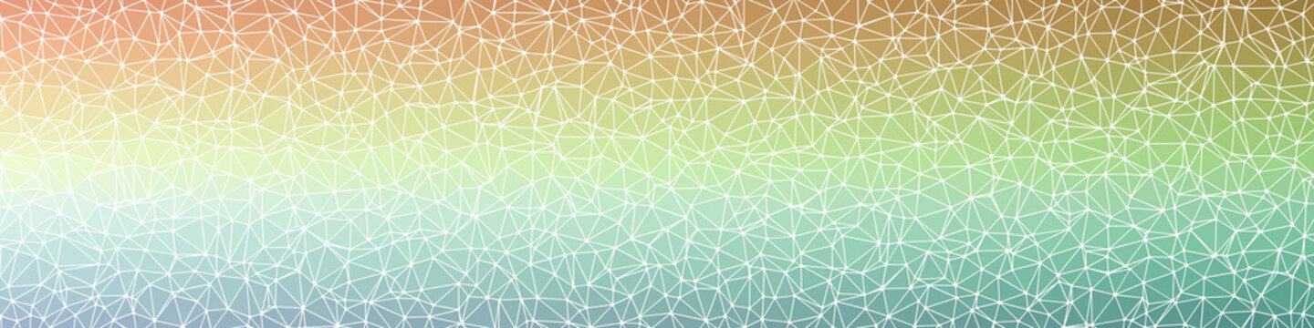Abstract Low Polygon gradient Generative Art background illustration