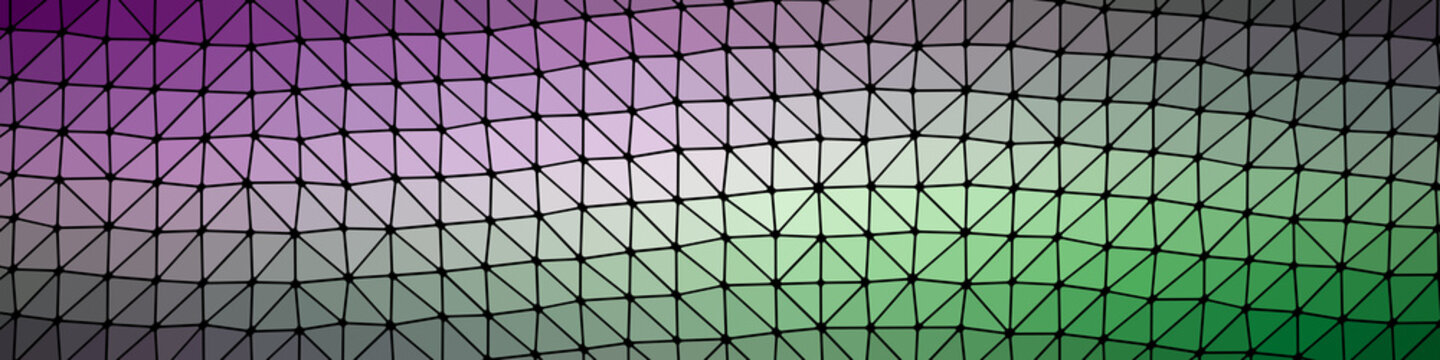 Abstract Low Polygon gradient Generative Art background illustration