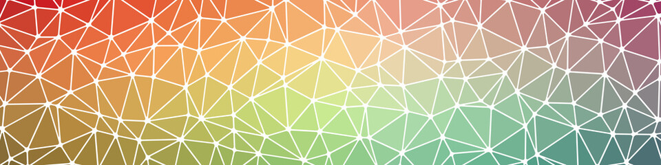 Abstract Low Polygon gradient Generative Art background illustration