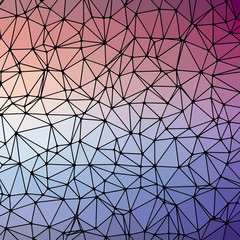 Obraz premium Abstract Low Polygon gradient Generative Art background illustration