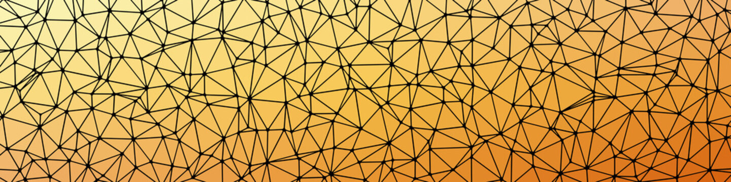Abstract Low Polygon gradient Generative Art background illustration