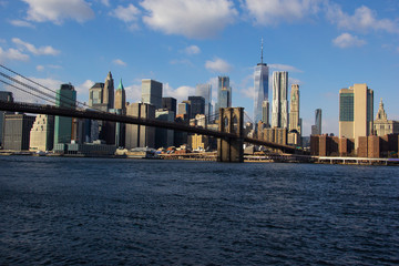 Naklejka premium Lower Manhattan skyline